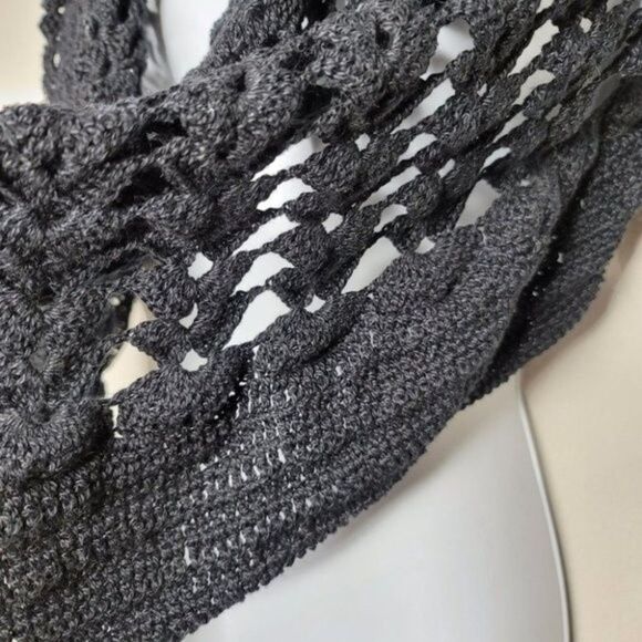 Women’s Black Crochet Cardigan – Lightweight Open Knit Sweater - Picture 6 of 11